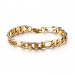 titanium side bracelet chain men's bracelets